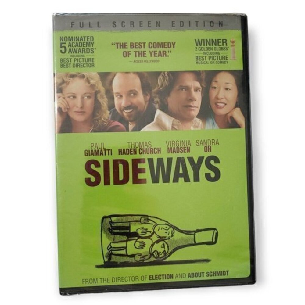 Sideways‎ (NEW DVD, 2005, Full Screen)